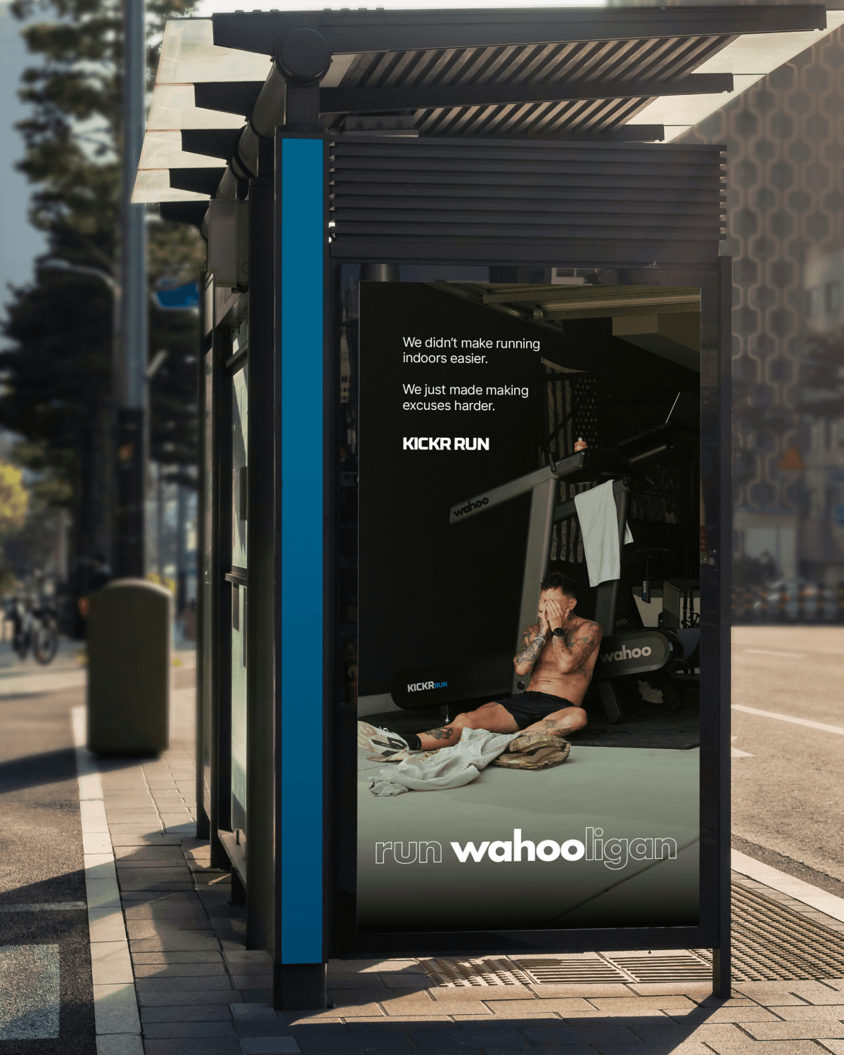 Wahoo bus shelter campaign