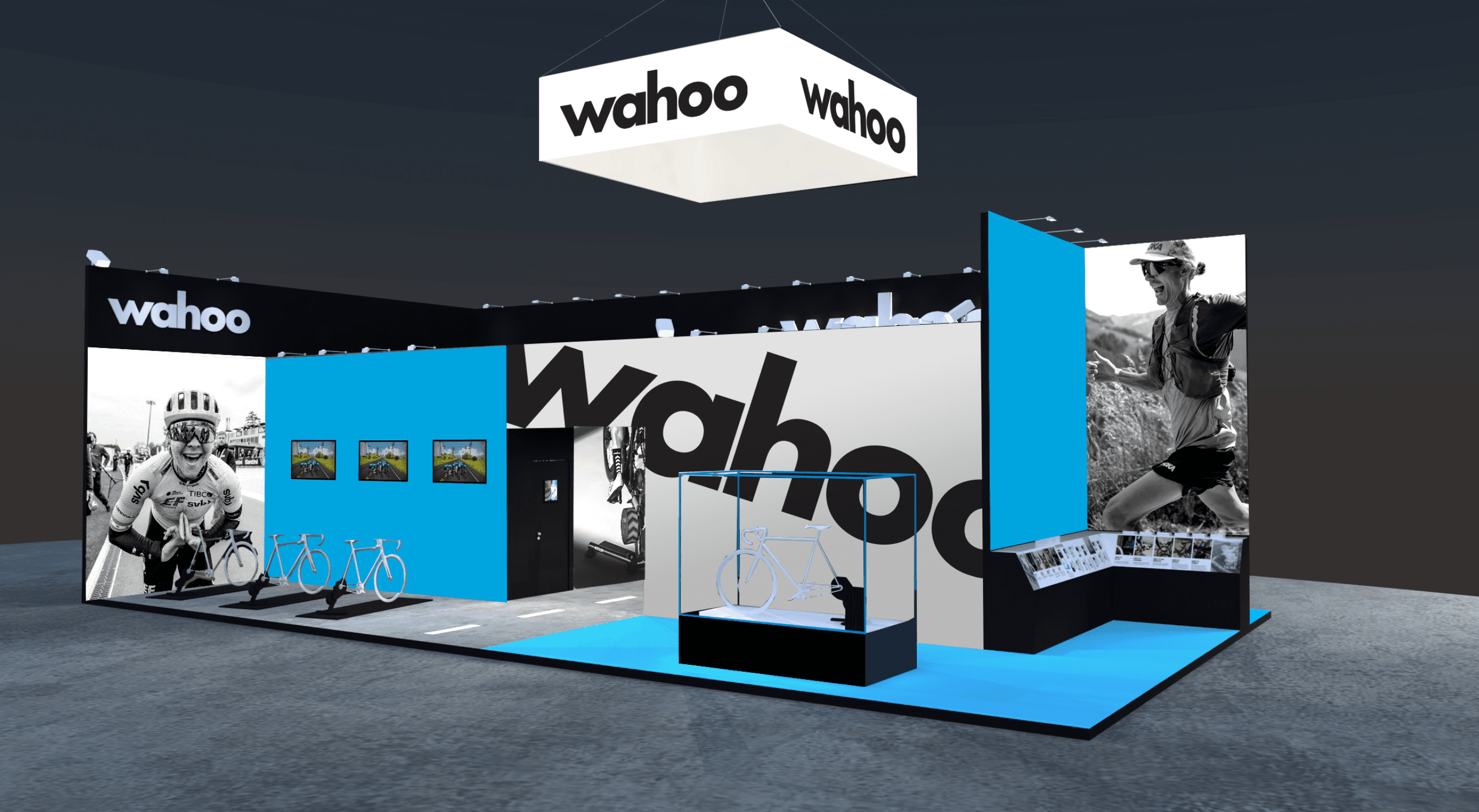 Wahoo tradeshow display